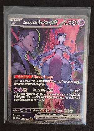 Team Rocket's Mewtwo ex, graded 9.0
