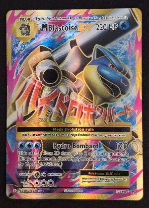 M Blastoise EX (Full Art), graded 9.0