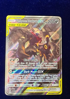 Umbreon & Darkrai GX, graded 9.0