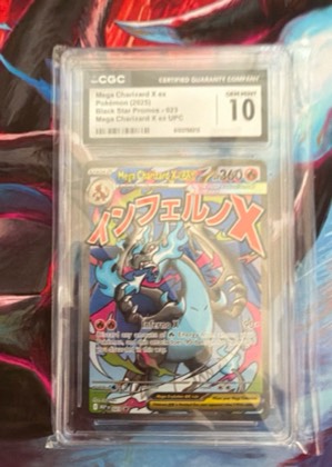 Mega Charizard X ex - 023 graded 9.5