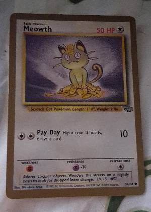 Meowth, graded 9.0