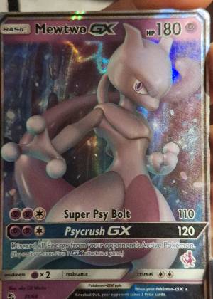 Mewtwo GX graded 8