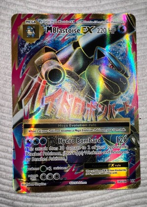 M Blastoise EX (Full Art), graded 7.5