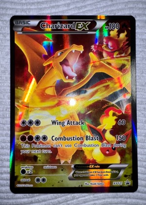 Charizard EX - XY121, graded 8.5