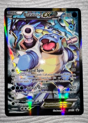 Blastoise EX - XY122, graded 7.5