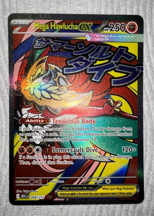Mega Hawlucha ex, graded 9.0