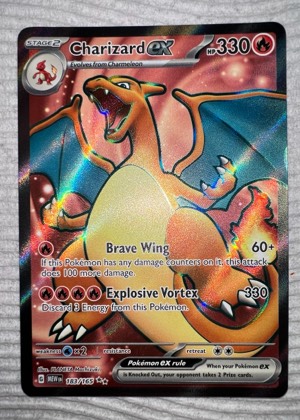 Charizard ex, graded 9.0
