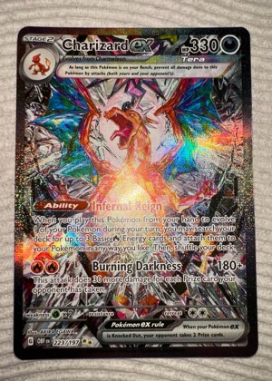 Charizard ex graded 9.5