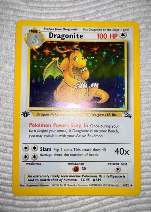 Dragonite (4), graded 7.5