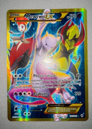 Mewtwo EX (163 Secret Full Art), graded 9.0