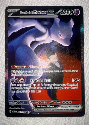 Team Rocket's Mewtwo ex, graded 9.0