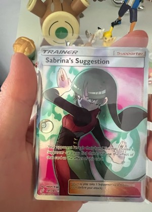 Sabrina's Suggestion (Full Art), graded 8.5