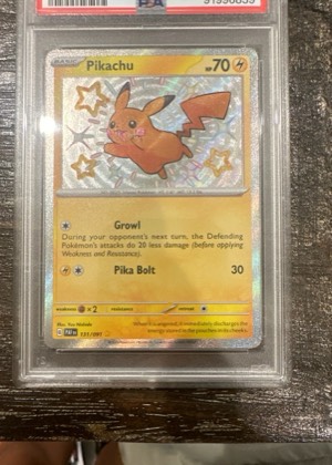Pikachu, graded 9.5