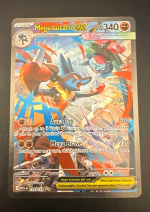 Mega Lucario ex, graded 9.0