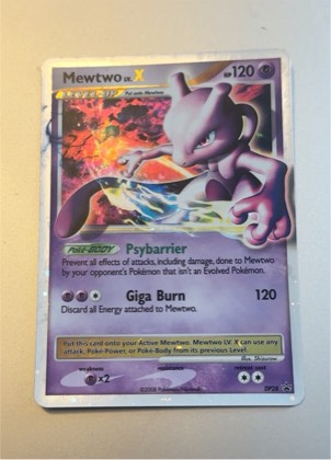 Mewtwo LV.X - DP28, graded 7.0
