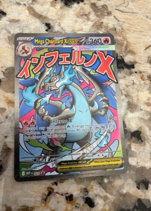 Mega Charizard X ex, graded 9.0