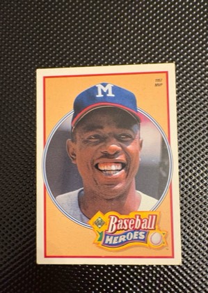 Hank Aaron, graded 6.5