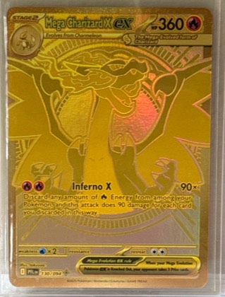 Mega Charizard X ex, graded 9.5