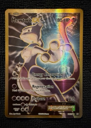 Mewtwo EX (Full Art) graded 8