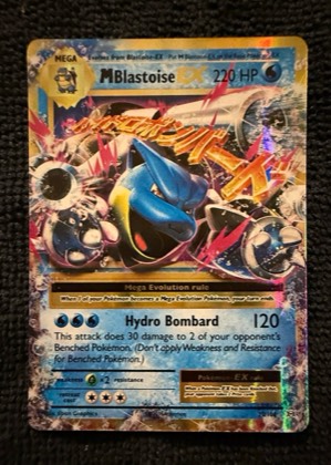 M Blastoise EX, graded 7.5