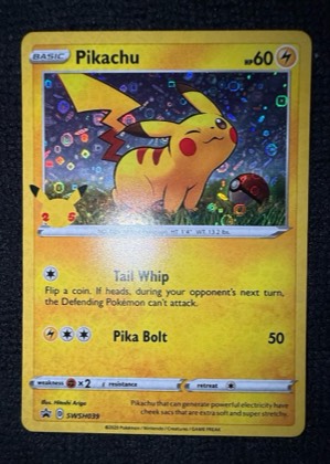 Pikachu - SWSH039, graded 9.0