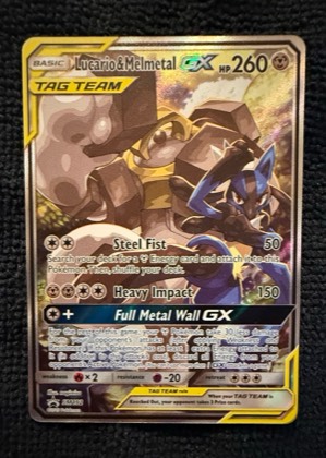 Lucario & Melmetal GX - SM192, graded 9.0