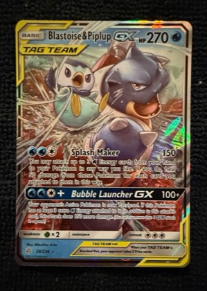 Blastoise & Piplup GX graded 7
