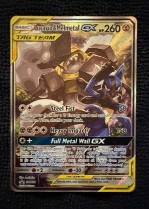 Lucario & Melmetal GX - SM192, graded 9.0