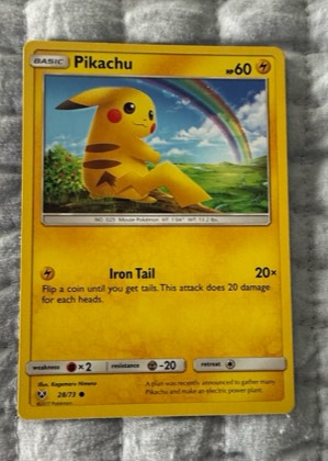 Pikachu, graded 8.5