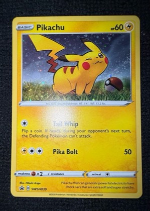 Pikachu - SWSH039, graded 8.5