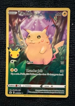 Pikachu, graded 9.0