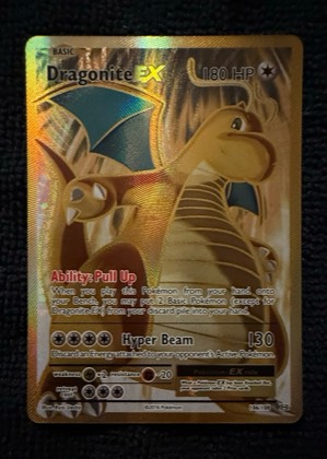 Dragonite EX (Full Art), graded 9.0