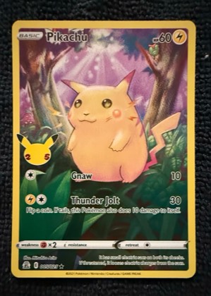 Pikachu, graded 8.5