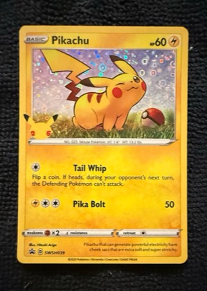 Pikachu - SWSH039, graded 9.0