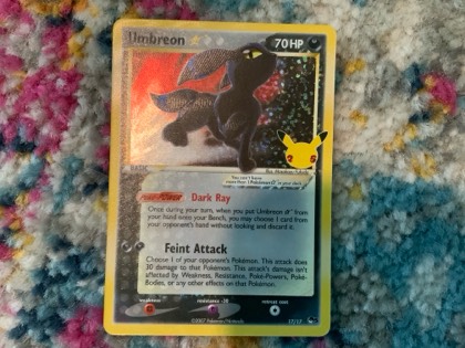 Umbreon Star, graded 4.5