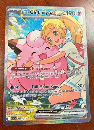 Lillie's Clefairy ex, graded 9.0