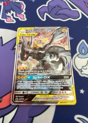 Pikachu & Zekrom GX, graded 9.0