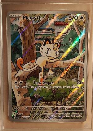 Meowth graded 9.5