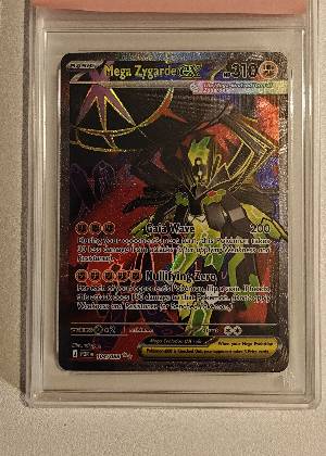 Mega Zygarde ex - 104/088 graded 9