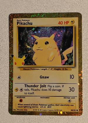 Pikachu, graded 9.0