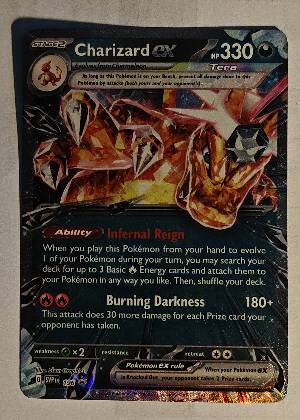 Charizard ex, graded 9.0