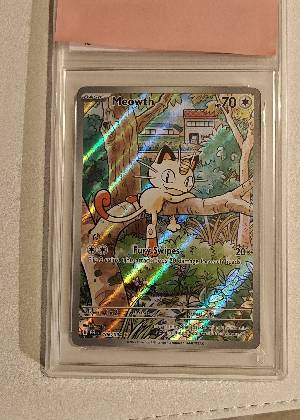 Meowth graded 9