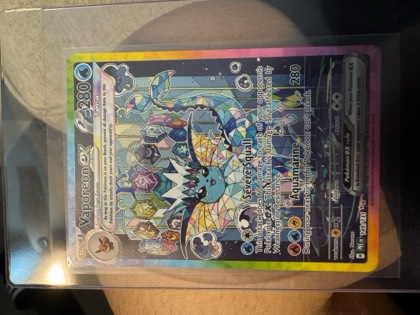 Vaporeon ex, graded 9.5