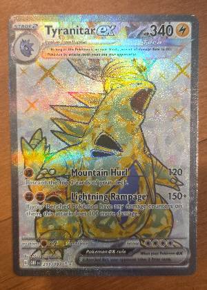 Tyranitar ex, graded 9.0