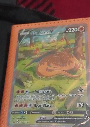 Charizard V, graded 7.5