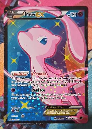 Mew EX (Full Art), graded 9.5
