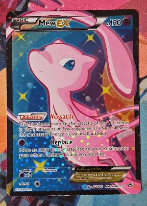 Mew EX (Full Art), graded 9.0