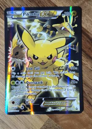 Pikachu EX, graded 8.5