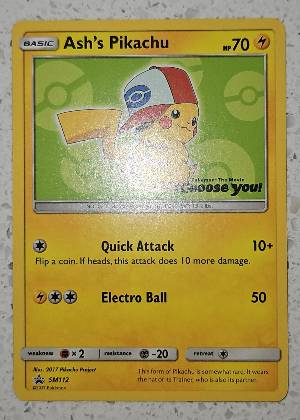 Ash's Pikachu, graded 9.5