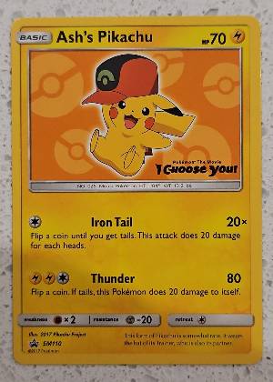 Ash's Pikachu, graded 9.5